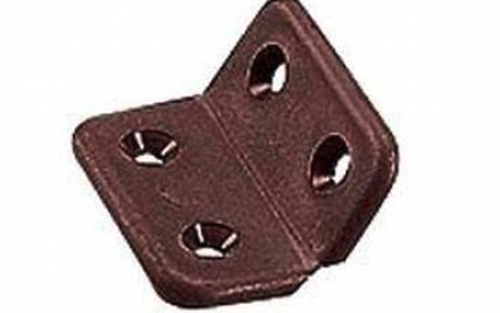 Häfele Gelenkloses Scharnier 40 x 40 mm braun  - Scharniere, Beschläge & Möbelzubehör