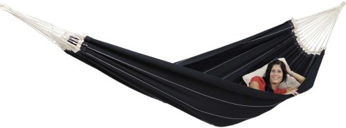 Hängematte Barbados 230 x 150 cm schwarz  - Hängematten von Amazonas