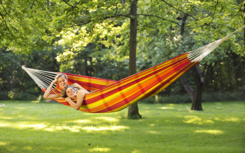 Hängematte Barbados230 x 150 cm papaya - Hängematten von Amazonas