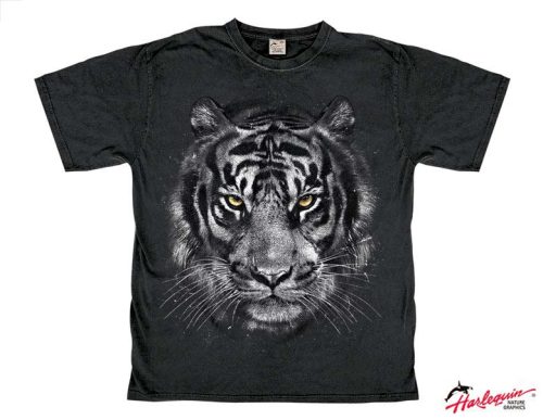 Harlequin Misty Tiger T-Shirt schwarz XXL - Herrenshirts, -hemden & -pullover