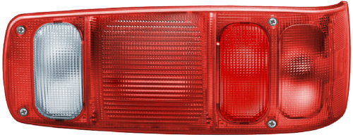 Hella Heckleuchte Caraluna I 12 Stk mit Rückstrahllicht / Seitenmarkierungslicht / Blinklicht / Bremslicht / Schlusslicht / Nebelschlusslicht links - Fahrzeugbeleuchtung außen