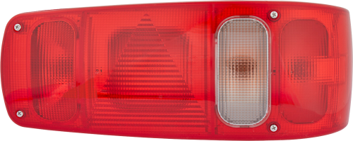 Hella Heckleuchte Caraluna I für Anhänger rechts mit Rückstrahllicht / Rückfahrlicht / Seitenmarkierungslicht / Blinklicht / Bremslicht / Schlusslicht - Fahrzeugbeleuchtung außen