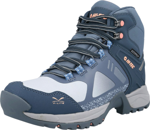 Hi-Tec V-Lite Psych WP Damen Wanderstiefel turquoise/blue/pink hellblau 37 - Damenschuhe