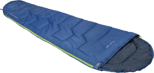 High Peak Action 250 Mumienschlafsack 225 x 80 cm dunkelblau/blau - Schlafsäcke