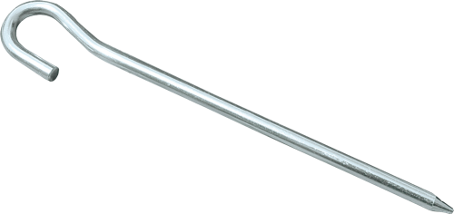 High Peak Aluminium Erdnagel 6er Pack 18 cm silber - Zeltheringe & Abspannmaterial