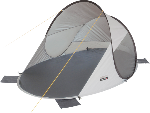 High Peak Calobra 80 Pop Up Strandmuschel 120 x 200 cm dunkelgrau - Strandmuscheln