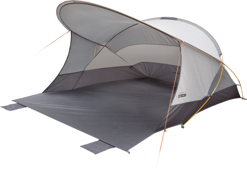 High Peak Cordoba 80 Strandmuschel 200 x 220 cm dunkelgrau - Strandmuscheln