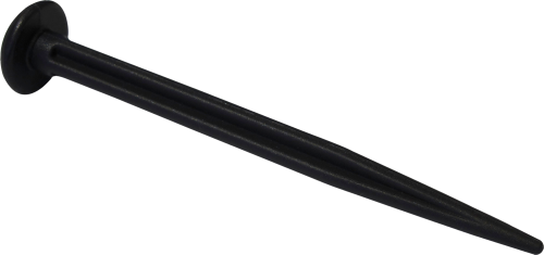 High Peak Kunststoff Rundkopfhering 6er Pack 13 cm schwarz - Zeltheringe & Abspannmaterial