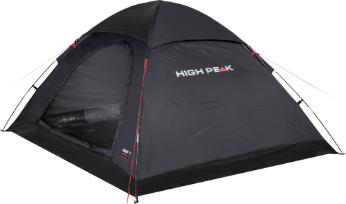 High Peak Monodome XL freistehendes Einfachdach Kuppelzelt schwarz für 4 Personen - Iglu- & Kuppelzelte