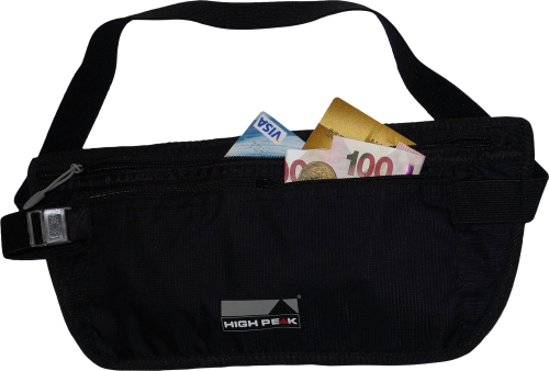 High Peak Napoli Hüfttasche 32,5 x 14 cm schwarz - Bauchtaschen