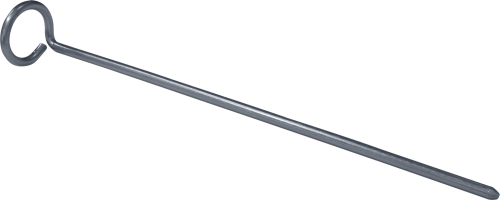 High Peak Stahl Ringkopf Erdnagel 6er Pack 20 cm silber - Zeltheringe & Abspannmaterial