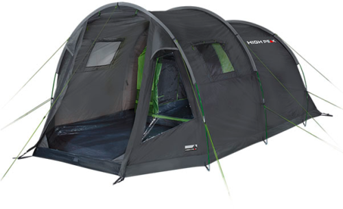 High Peak Torri 4.0 Tunnelzelt für 4 Personen dunkelgrau / grün  - Tunnelzelte