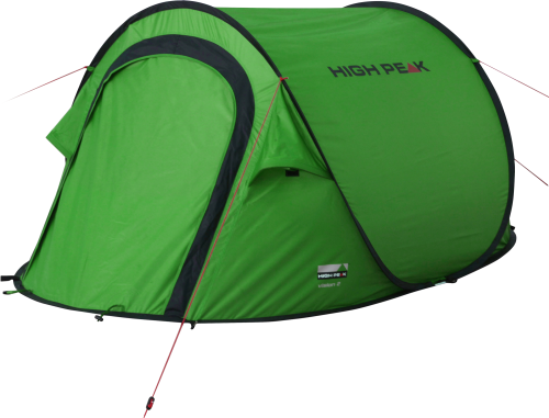 High Peak Vision 3 Einfachdach Pop Up Wurfzelt grün für 3 Personen - Wurfzelte