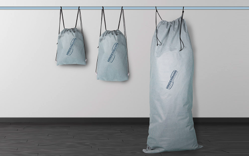 Hindermann Aufbewahrungsbeutel Größe 1 hellgrau 30 x 40 cm - Möbelzubehör