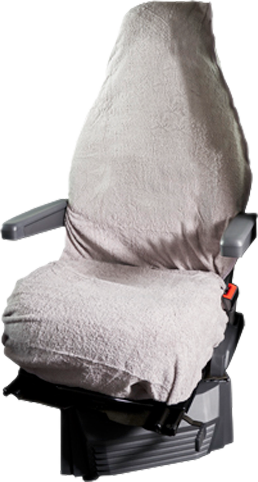 Hindermann Frotttee-Schonbezug 1-teilig universell anthrazit - Polster & Sitzauflagen