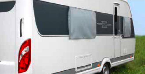 Hindermann Kälteschutz Fenstermatte für Reisemobile und Caravans 140 x 70 cm - Thermomatten & Isolierung