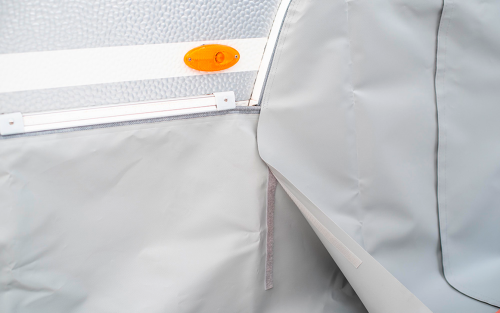 Hindermann Passformabdeckung für Radkästen Eriba ab 2015 bis 2016 Nova GL / SL hellgrau 1-Achser - Radkastenabdeckungen