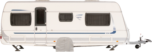 Hindermann Passformabdeckung für Radkästen Hobby 2014 bis 2018 De Luxe Easy, 2015 bis 2018 On Tour hellgrau 1-Achser - Radkastenabdeckungen