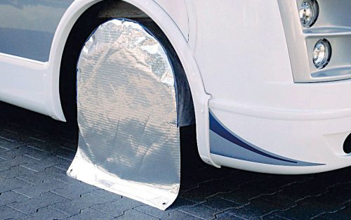 Hindermann Radschutzhülle Reflex 1 Achser 74 x 22,5 cm - Radkastenabdeckungen