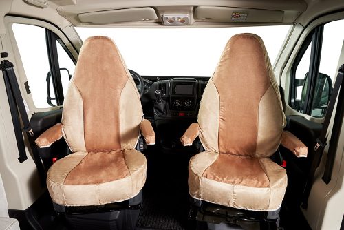 Hindermann Schonbezug 1 Stück für MB Sprinter Aguti Sitz beige/sand - Sitzbezüge