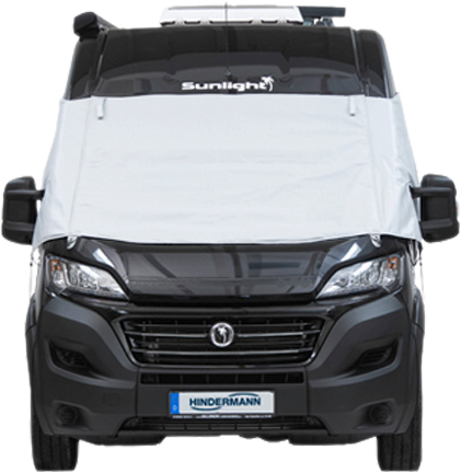 Hindermann Thermofenstermatten Oberteil LUX-2 mit Steg Carthago c-line / c-tourer / Malibu I ab 2015, Nr. 7399-2410 - Thermomatten & Isolierung