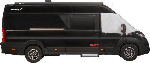 Hindermann Thermofenstermatten Oberteil LUX-2 mit Steg Hymer B-Klasse ML Masterline ab 2019, Nr. 7334-2410 - Thermomatten & Isolierung