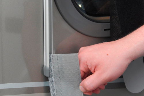 Hindermann Vorzeltkeder für Reparaturen Textilkeder Weiß 6 Meter - Zelt-Gestänge & Zubehör