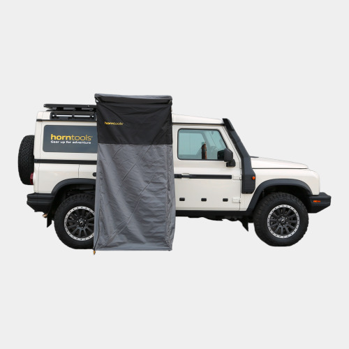 Horntools Horizon Duschzelt für Dachträger mit LED - Vorzelte & Zubehör für Dachzelte