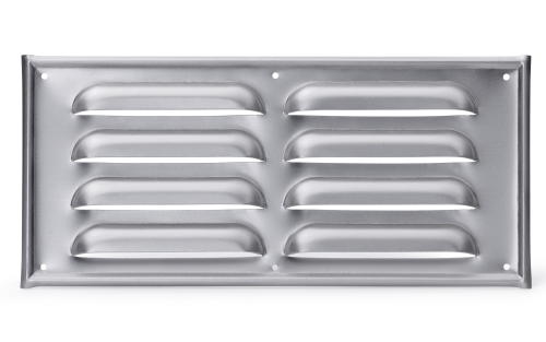 Hülsberg Kiemenblech Belüftung Aluminium eloxiert 25,5 x 11,5 cm - Kühlschrank-Zubehör