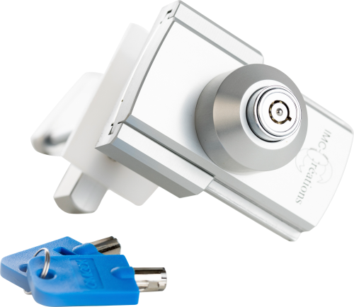 IMC-Créations Türschloss mit Innen- und Außensteuerung 1 Stück - Türschlösser