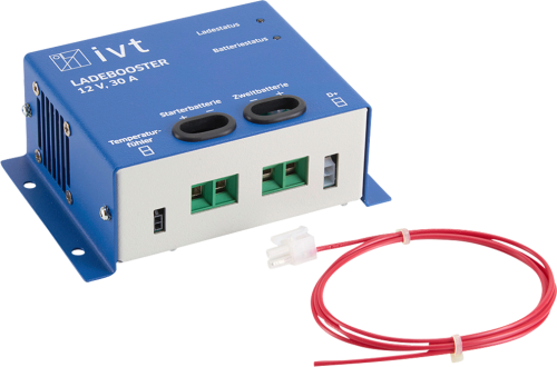 IVT Ladebooster / Ladespannungs-Booster 12 V / 30 A ohne Kfz-Anschlussmaterial - Batterie-Ladegeräte