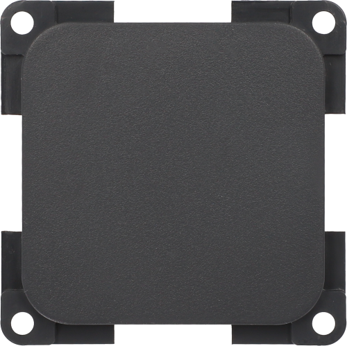 Inprojal System 10.000 Blindabdeckung schiefergrau - Schalter, Taster & Rahmen
