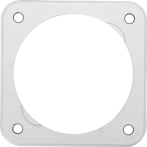 Inprojal System 10.000 Distanzplatte altsilber matt struktur - Schalter, Taster & Rahmen