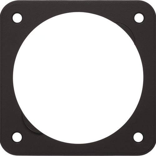 Inprojal System 10.000 Distanzplatte schwarz - Schalter, Taster & Rahmen