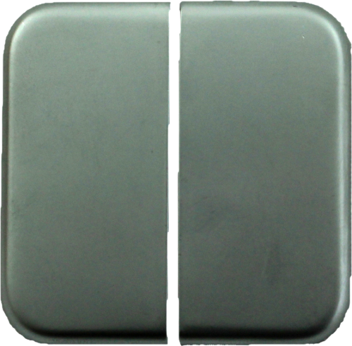 Inprojal System 10.000 Doppelflächenwippe für Wippschalter altsilber glatt - Schalter, Taster & Rahmen