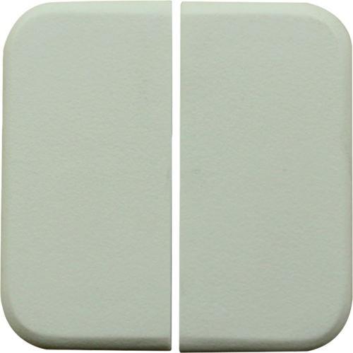 Inprojal System 10.000 Doppelflächenwippe für Wippschalter grau - Schalter, Taster & Rahmen