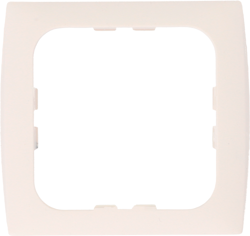 Inprojal System 10.000 Einfachrahmen SOFTLINE weiß - Schalter, Taster & Rahmen