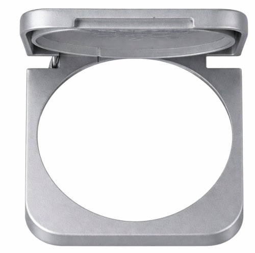 Inprojal System 10.000 Klappdeckel federunterstützt für Steckdose altsilber mattglänzend glatt - Schalter, Taster & Rahmen