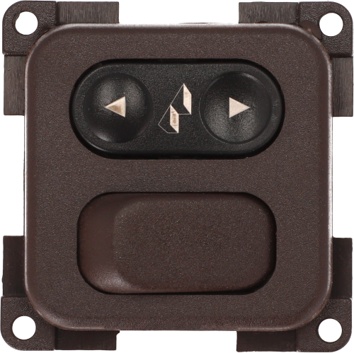 Inprojal System 10.000 Kombinationsschalter braun - Schalter, Taster & Rahmen