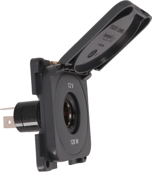 Inprojal System 10.000 Steckdose 12V schiefergrau K - 12 / 24 V Einbausteckdosen