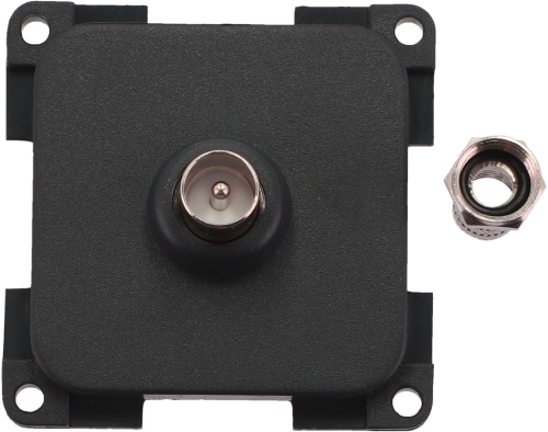 Inprojal System 10.000 Steckdose TV 7 mm schiefergrau RTV - Sat-Zubehör