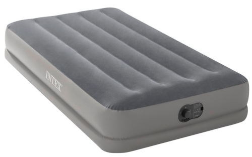Intex doppel Luftbett Dura-Beam Prestige mit integrierter Luftpumpe 191 cm x 99 cm x 30 cm - Luftbetten