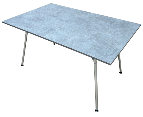 Isabella Klappbarer Esstisch Grau 138 x 90 cm - Klapptische