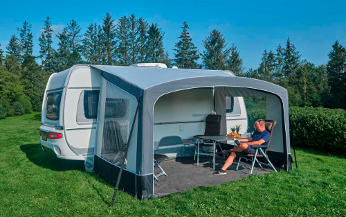 Isabella Ventura Air Sol Seitenwand für Sonnendach mit 250 cm Tiefe links - Markisenvorzelte & Wände