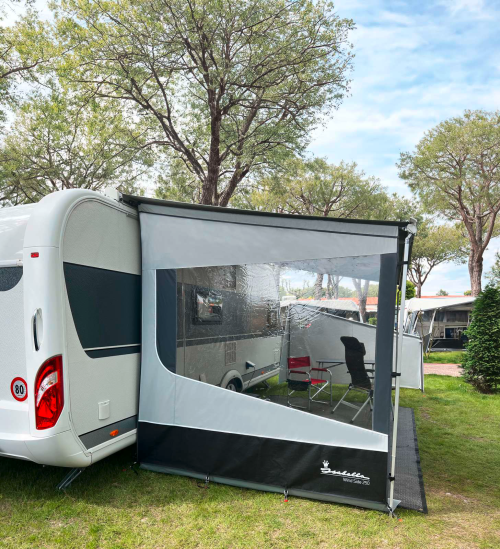 Isabella Wind Side 250 Seitenwand für Markise Anbauhöhe 245–270 cm links  - Markisenvorzelte & Wände