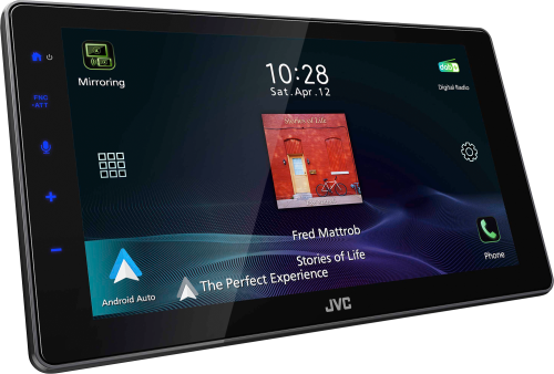 JVC Z900DBW 9-Zoll-Moniceiver mit Wireless CarPlay und Android Auto - Navi- & Moniceiver