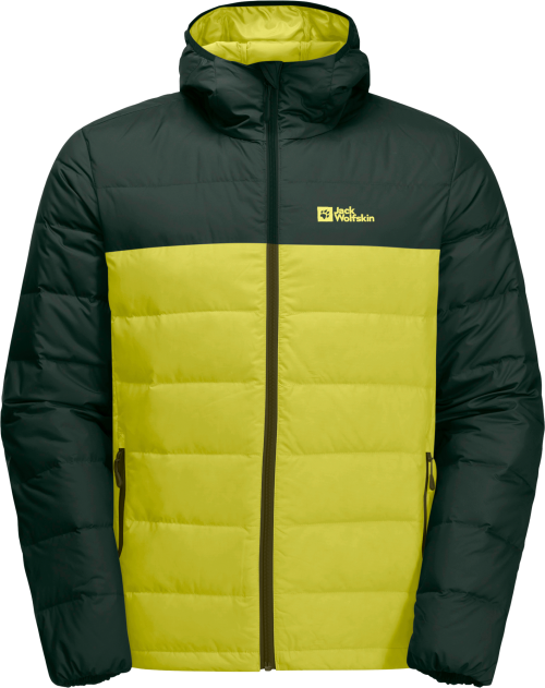 Jack Wolfskin Ather Down Hoody Herrenjacke gelb XXXL - Herrenjacken