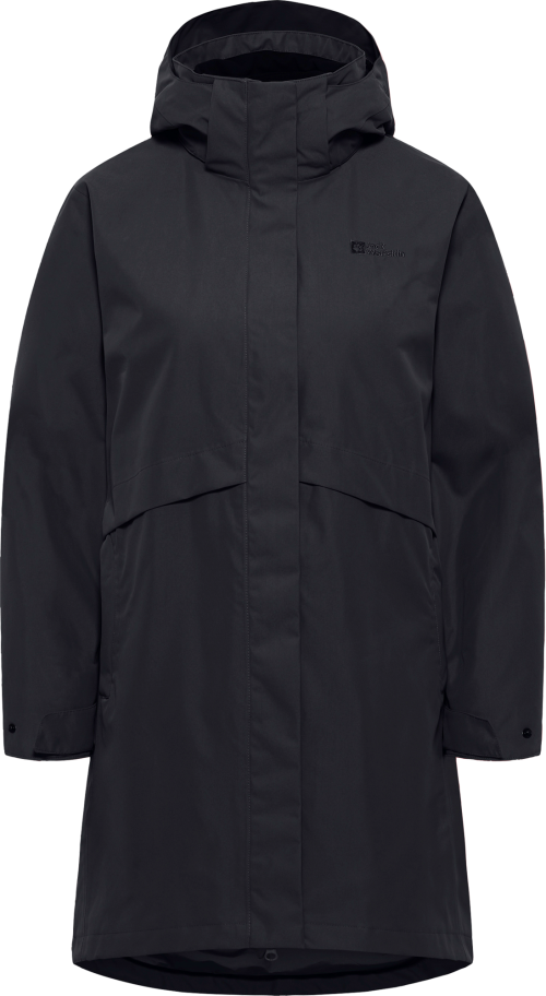 Jack Wolfskin Baylight 3in1 Damen Doppelmantel schwarz M - Damenjacken