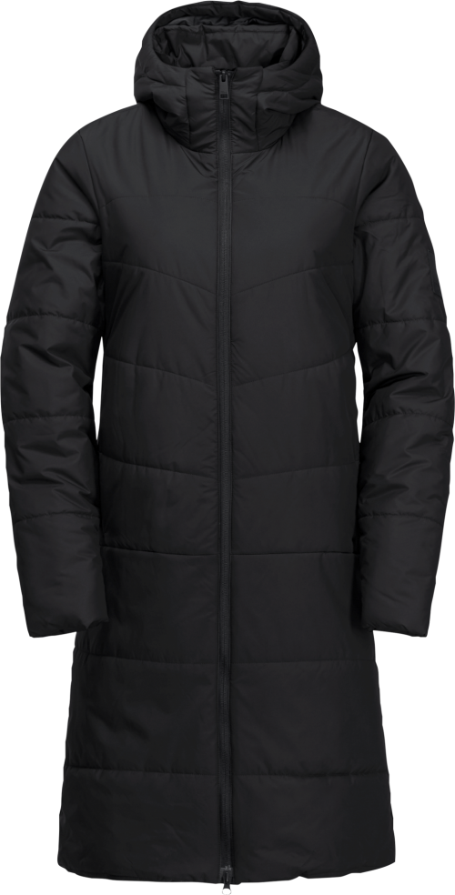 Jack Wolfskin Deutzer Coat Damen Wintermantel schwarz XL - Damenjacken