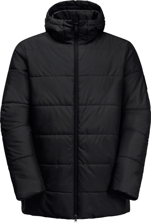 Jack Wolfskin Deutzer Long Herren Übergangsjacke schwarz L - Herrenjacken
